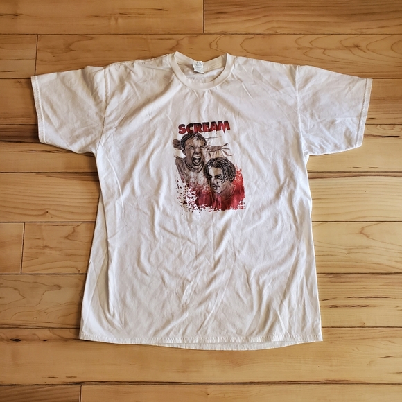 Vtg Scream Billy Stu Horror T Shirt Scream Movie T Shirt Sz 2XL Early 2000s Y2K - Picture 2 of 7